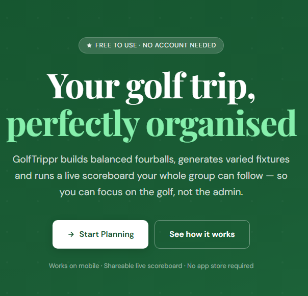 GolfTrippr gallery image