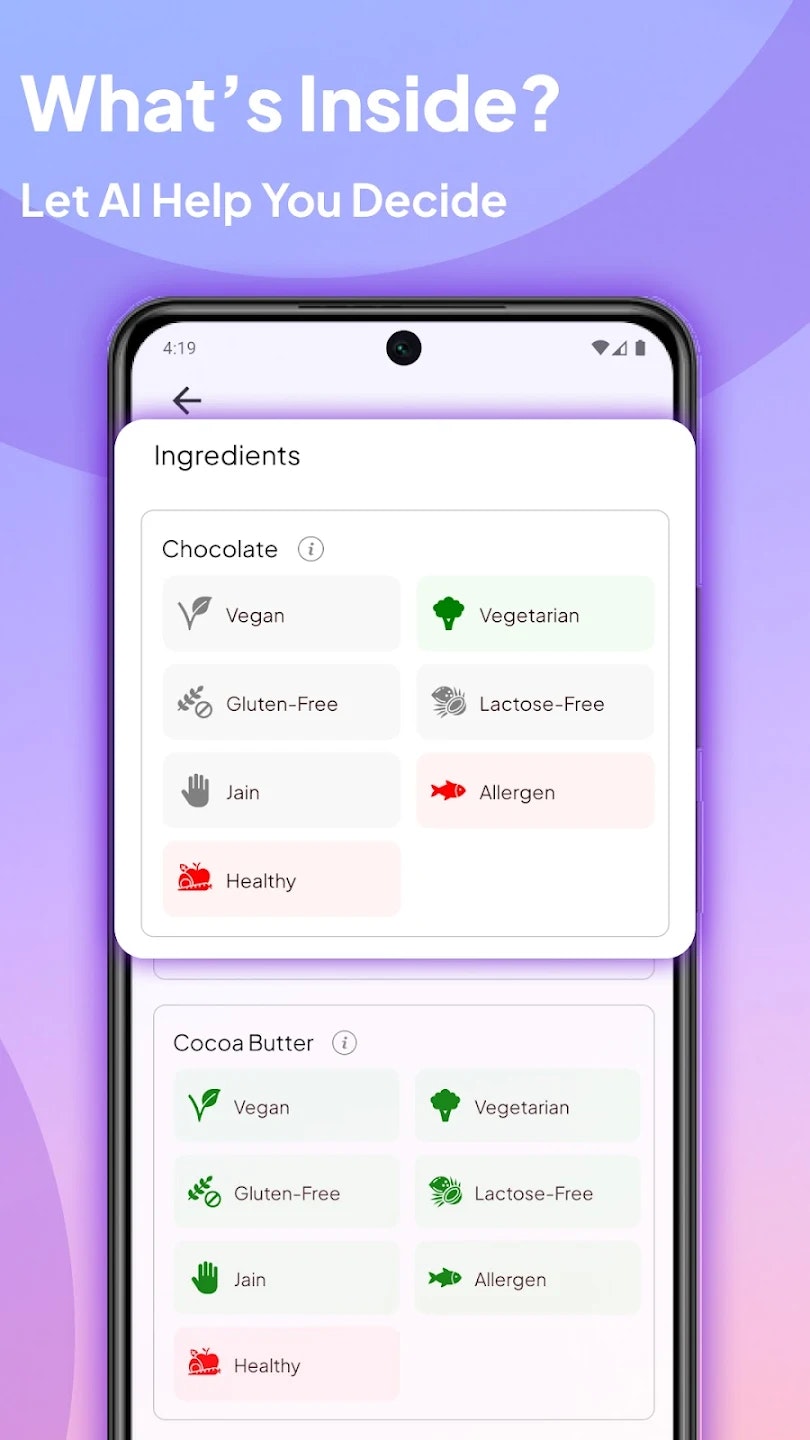 フードチェックAI - AIで即座に食品成分をスキャンしますメディア3