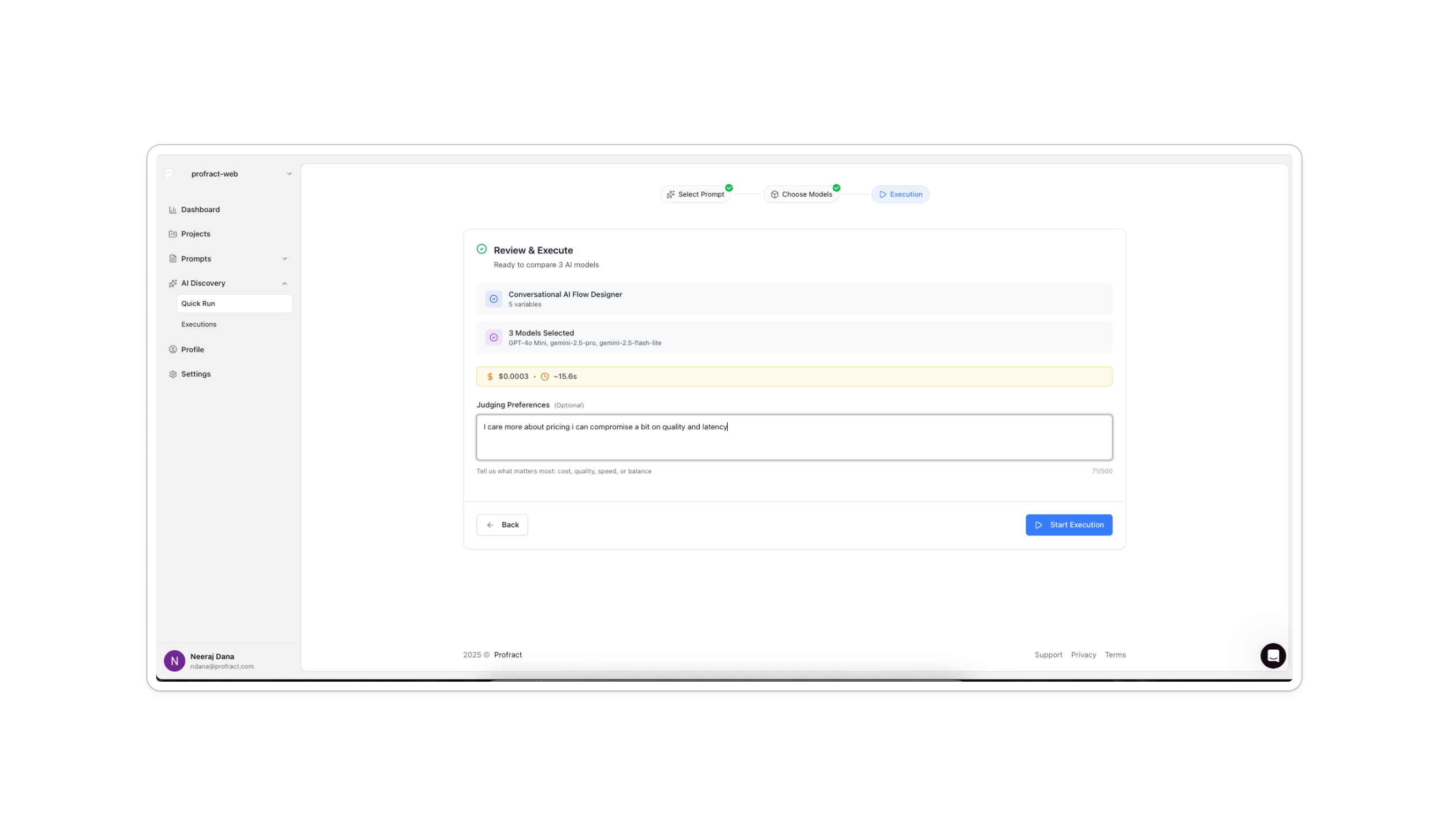 Profract Optimize AI costs in 5 minutes gallery image