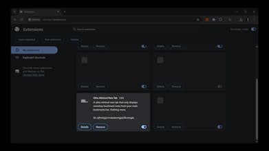 Ultra Minimal New Tab gallery image