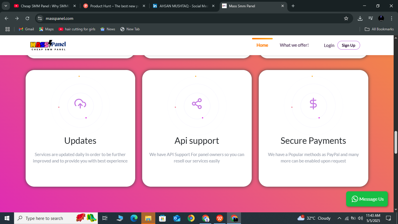 質量SMMパネル - 3000のサービスを備えたパキスタンの最も安いSMMパネル。メディア5