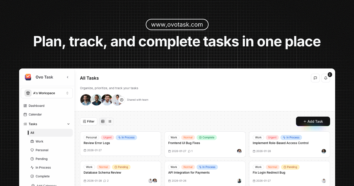 Ovo Task gallery image