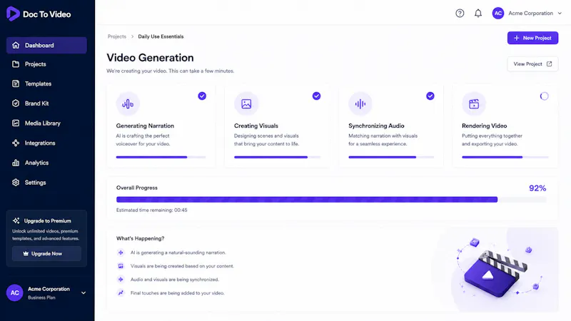 Narrdoc — Turn docs into demo videos screenshot 4