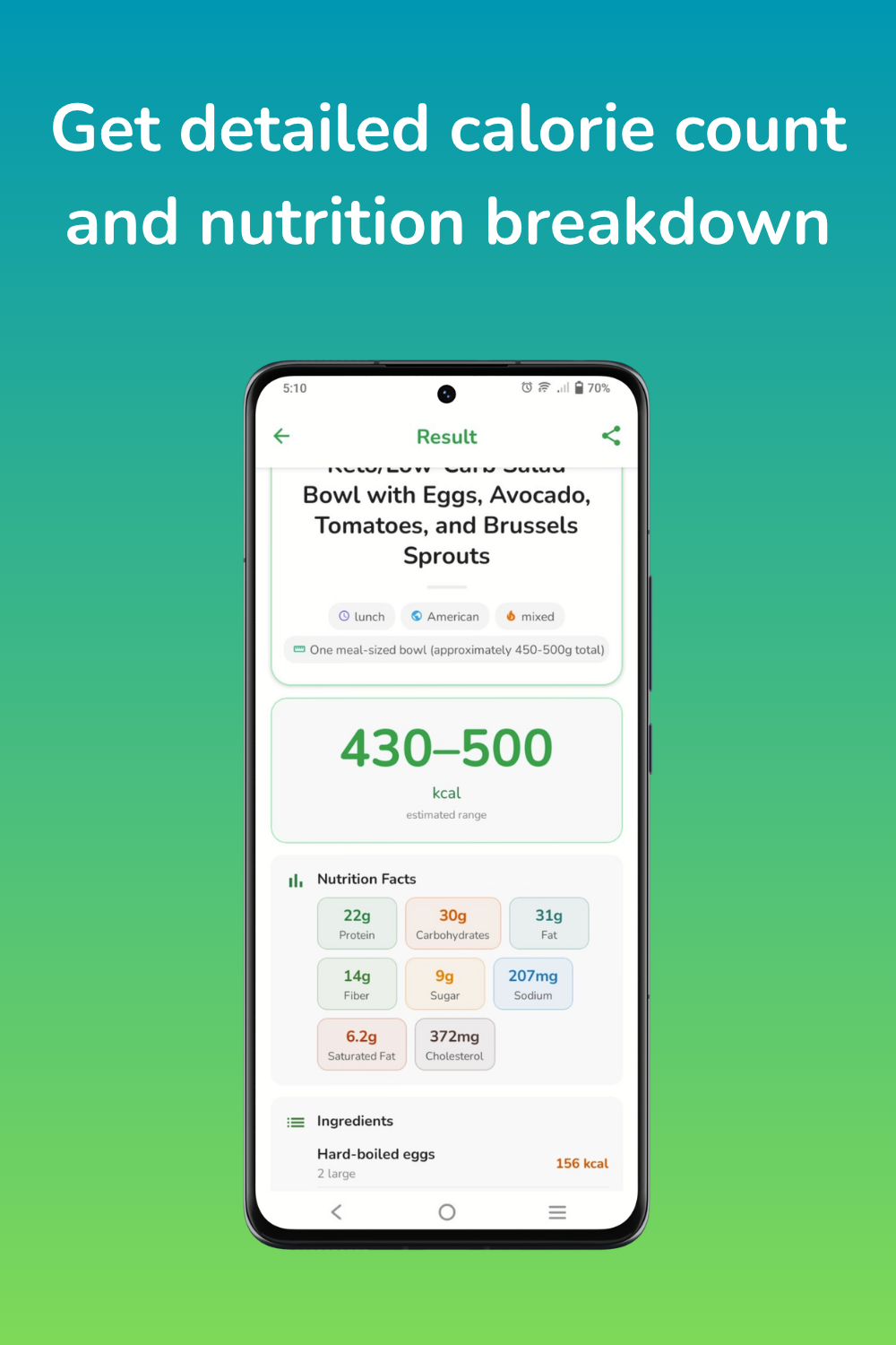 Calorie Identifier AI Scanner gallery image