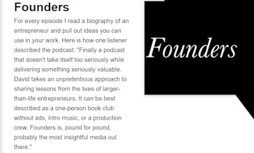 The Founders Podcast gallery image