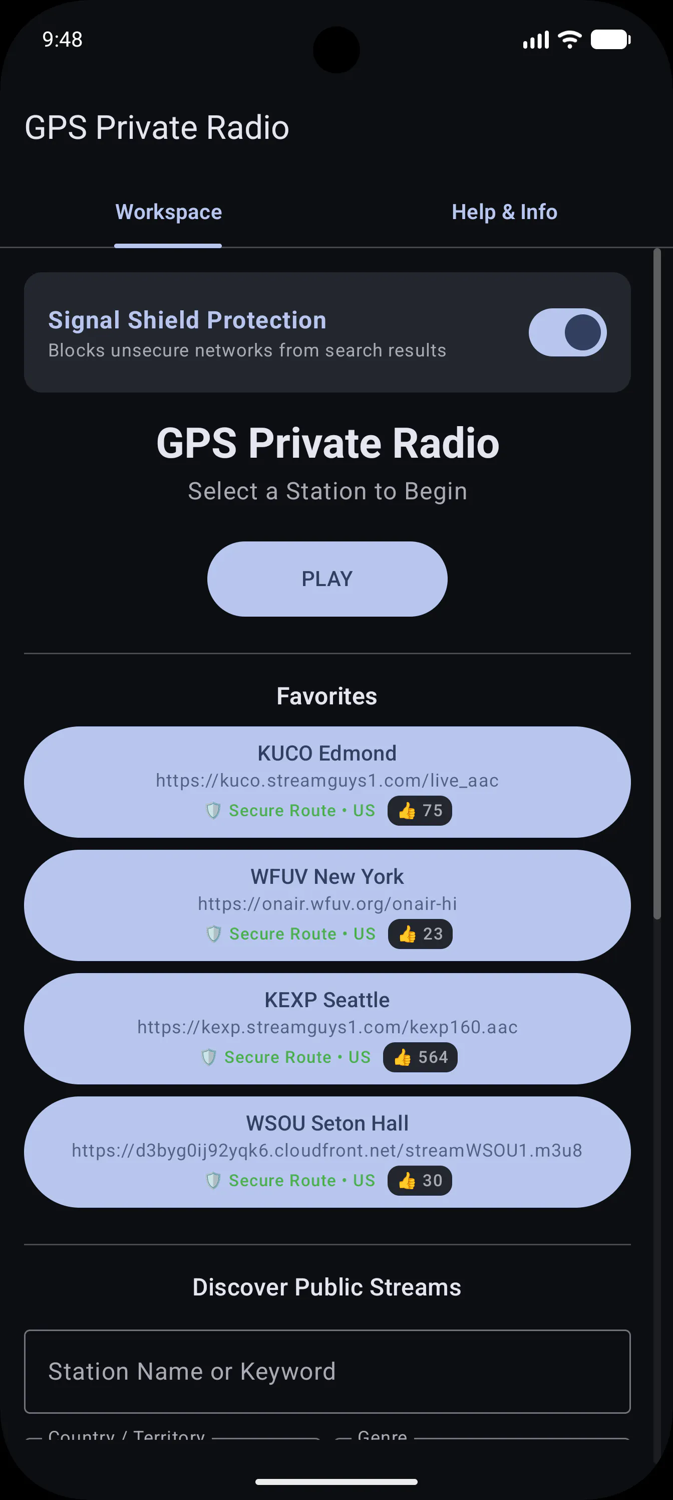 GPS Radio: Private Streamer gallery image