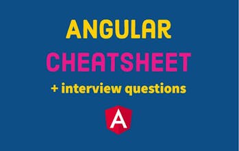 Angular Cheatsheet + interview questions gallery image
