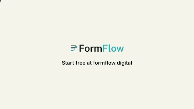 FormFlow screenshot 1 (video preview)
