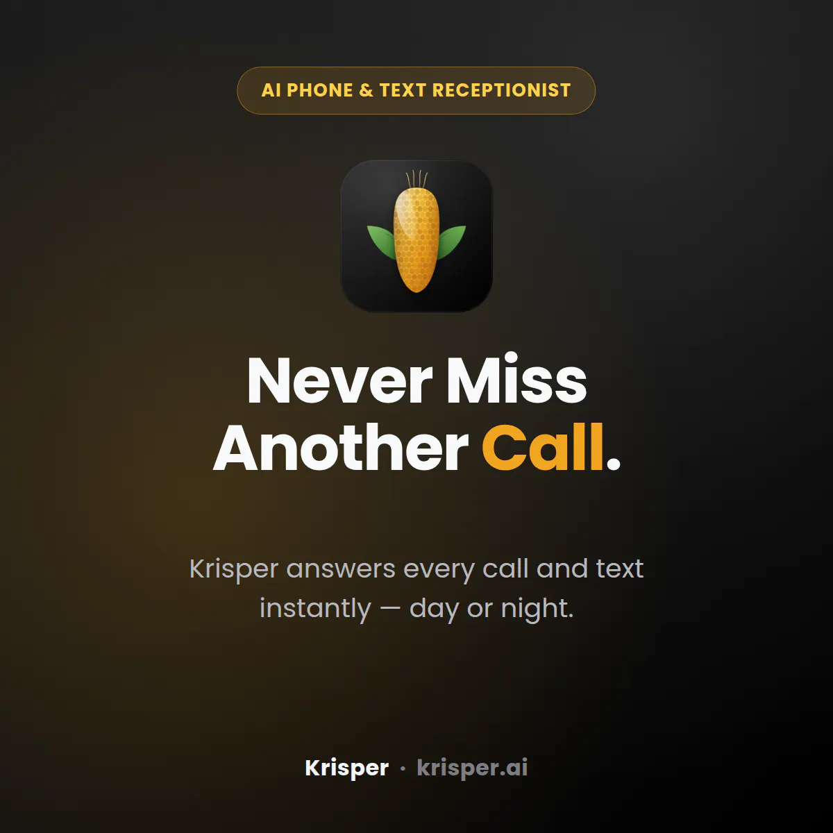 Never Miss a Lead | Krisper gallery image
