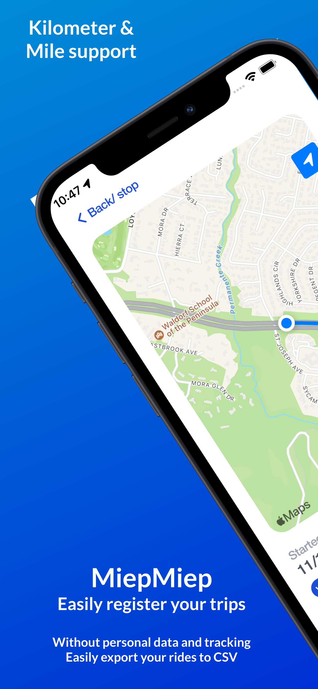 MiepMiep: mileage tracker gallery image