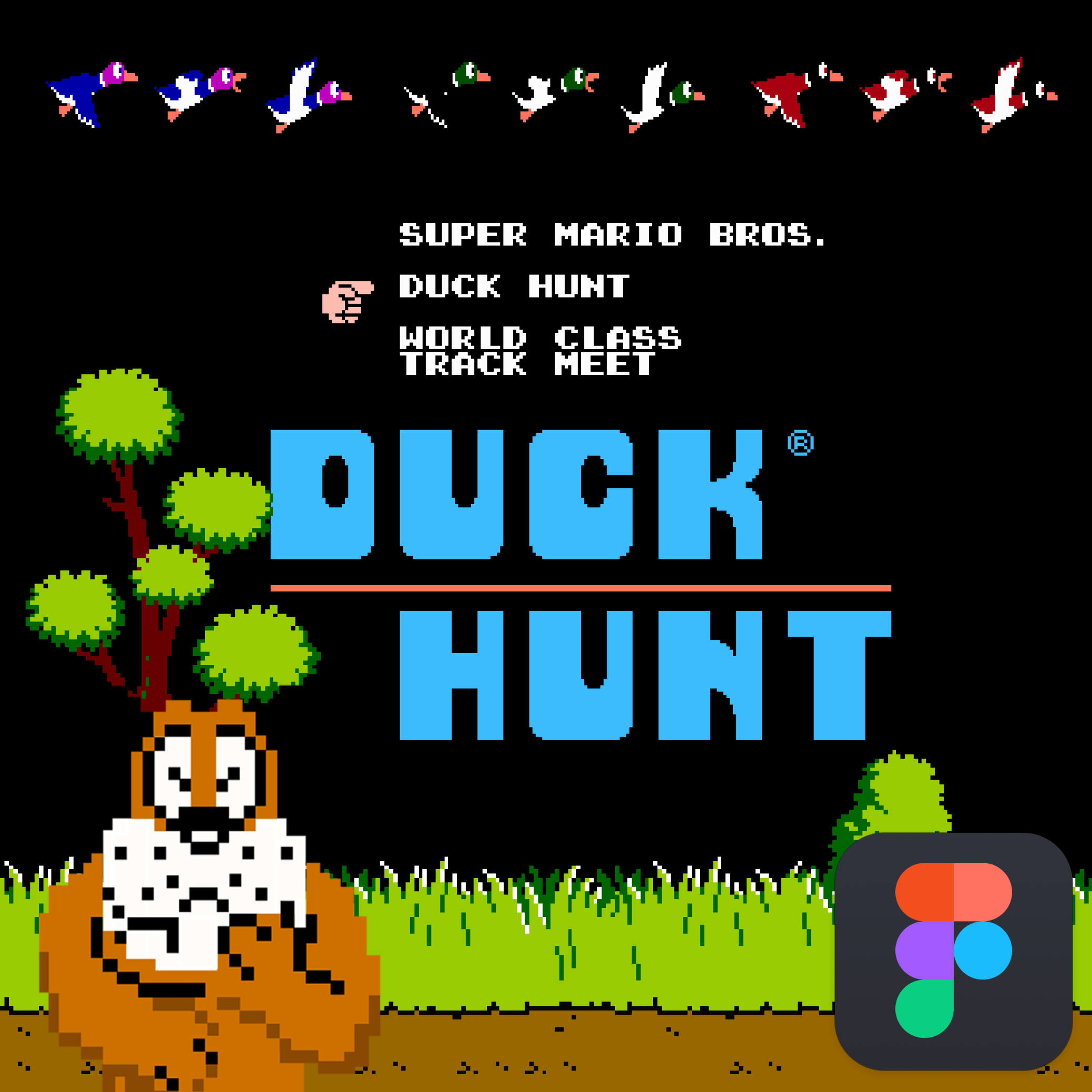 Duck Hunt - Figma التفاعلي