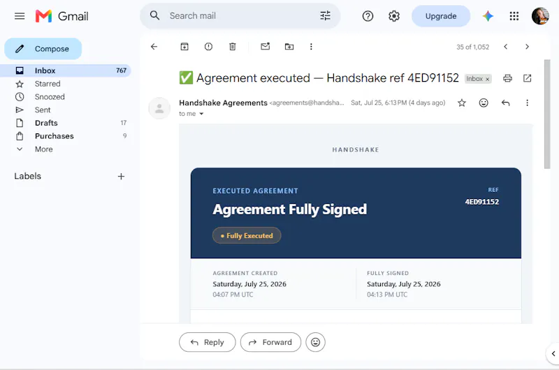 Handshake screenshot 4