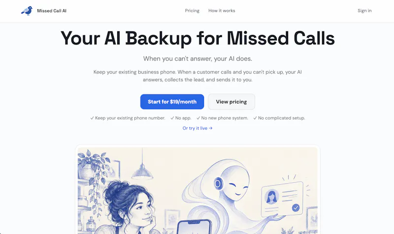 Missed Call AI screenshot 1