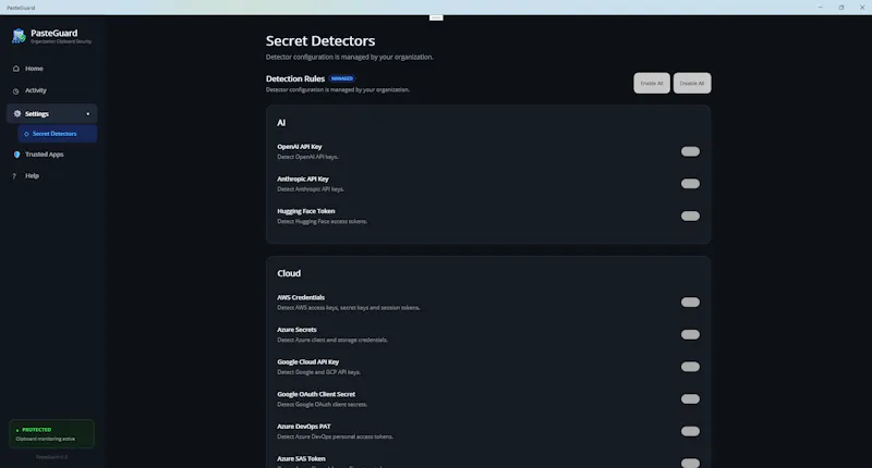 PasteGuard screenshot 9