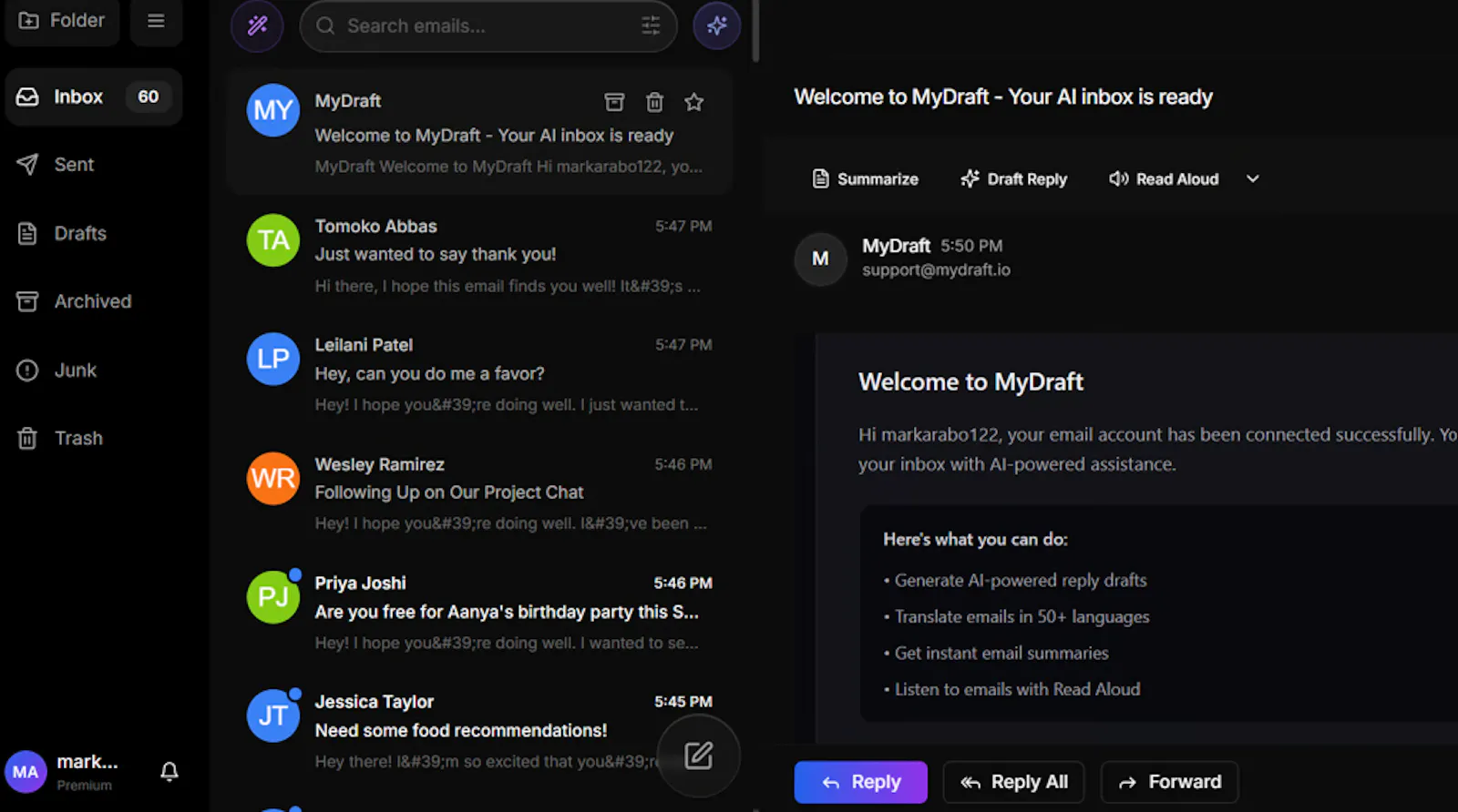 MyDraft screenshot 3