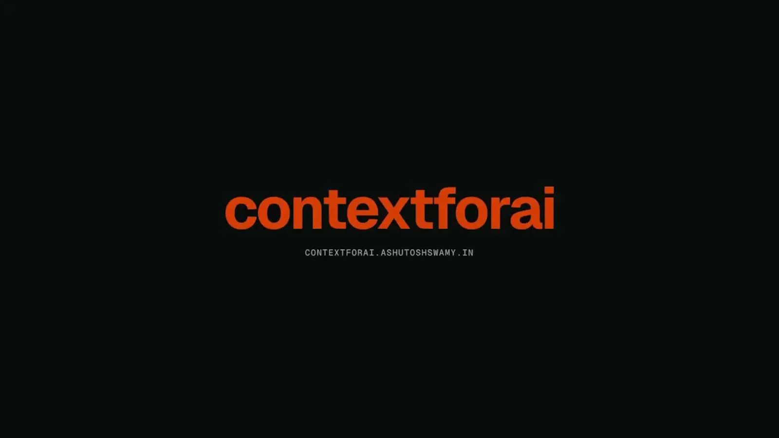 contextforai screenshot 1 (video preview)