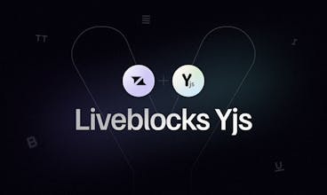 Liveblocks Yjsのスクリーンショット：テキスト編集におけるリアルタイムコラボレーション