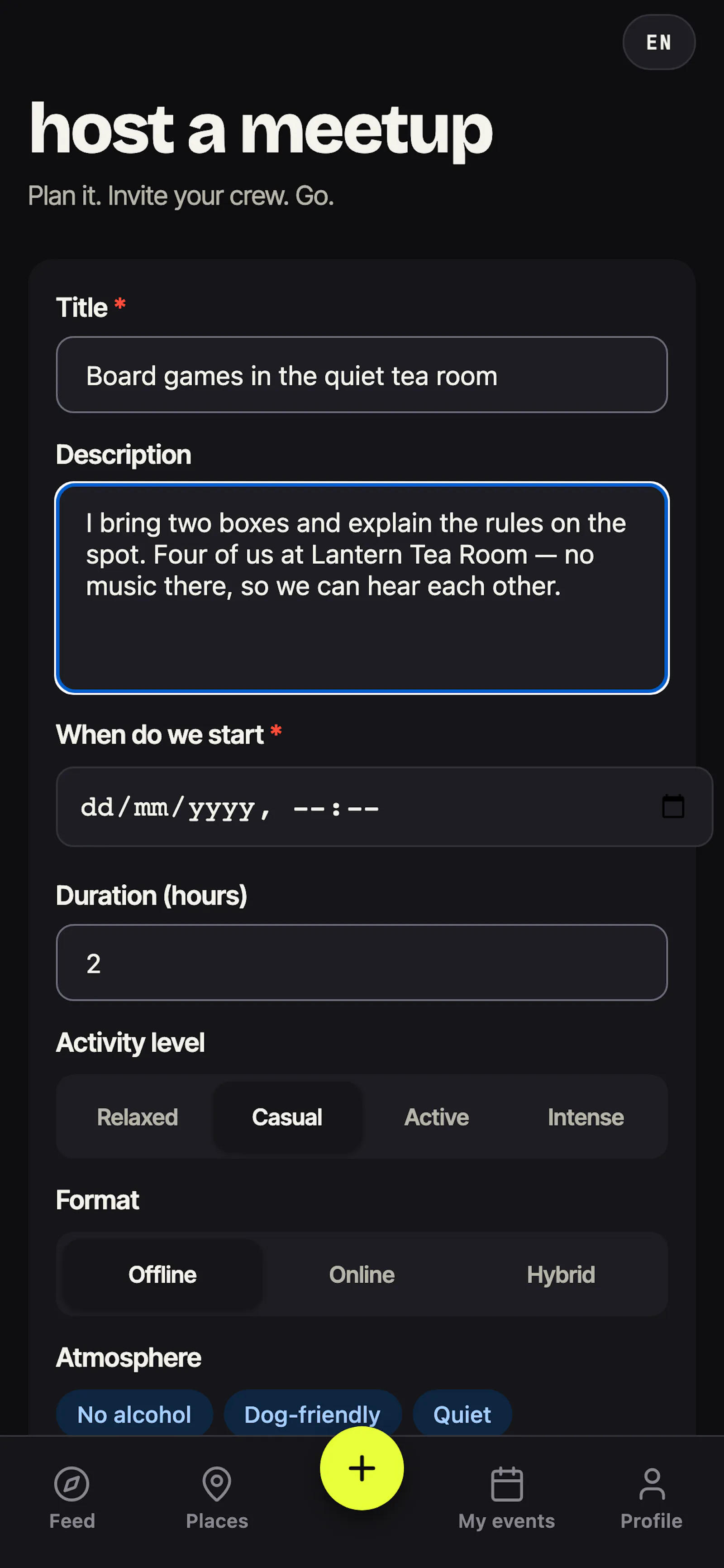 Vibelocate screenshot 2