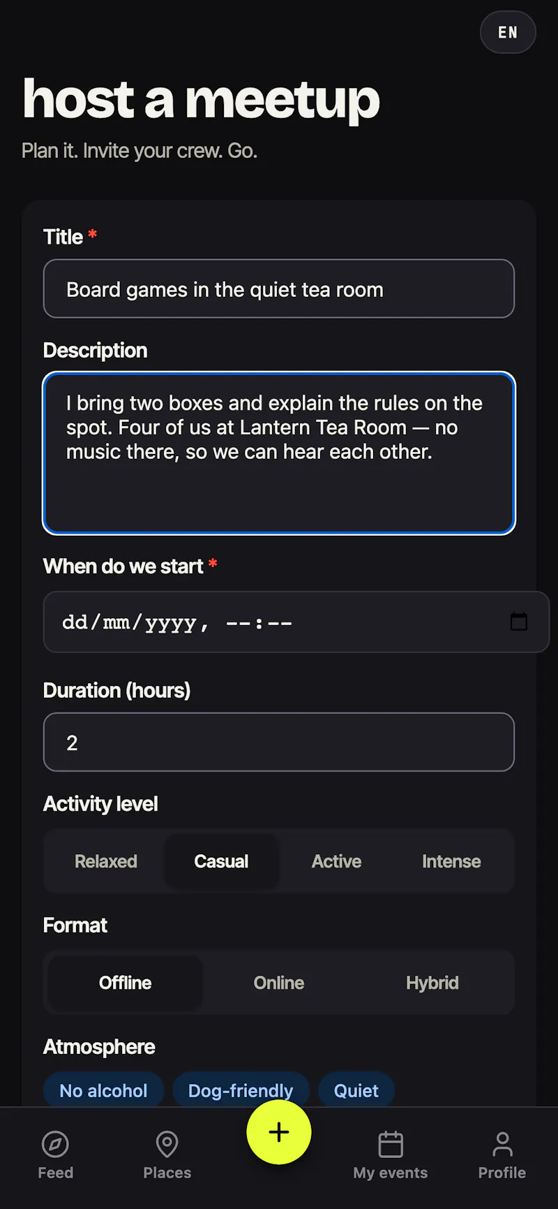 Vibelocate screenshot 2