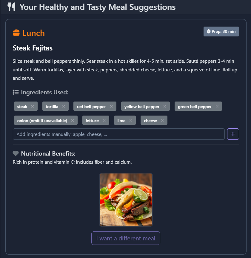 Media food-generator.com - Penjana makan dari bahan -bahan yang sudah ada di rumah 4