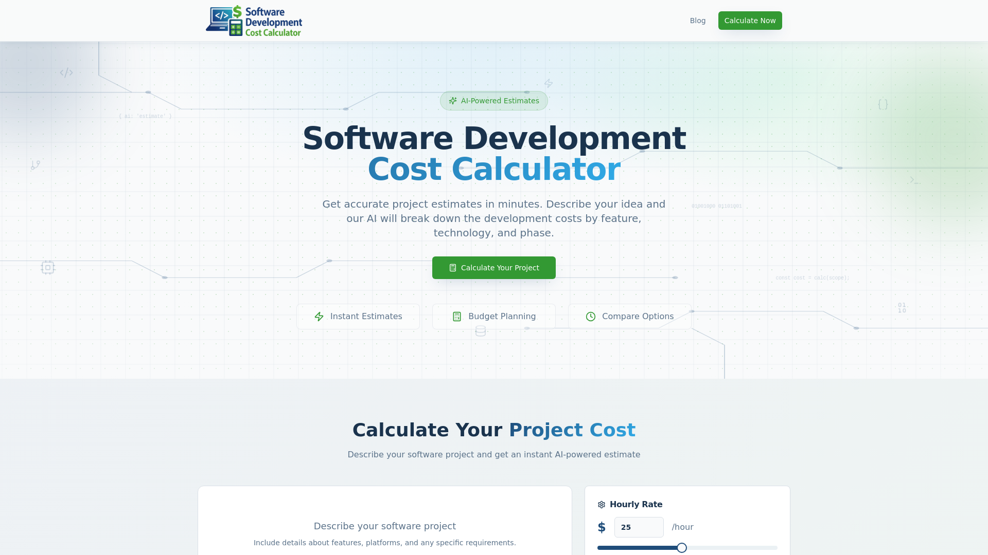 Software Development Cost Calculator gallery image