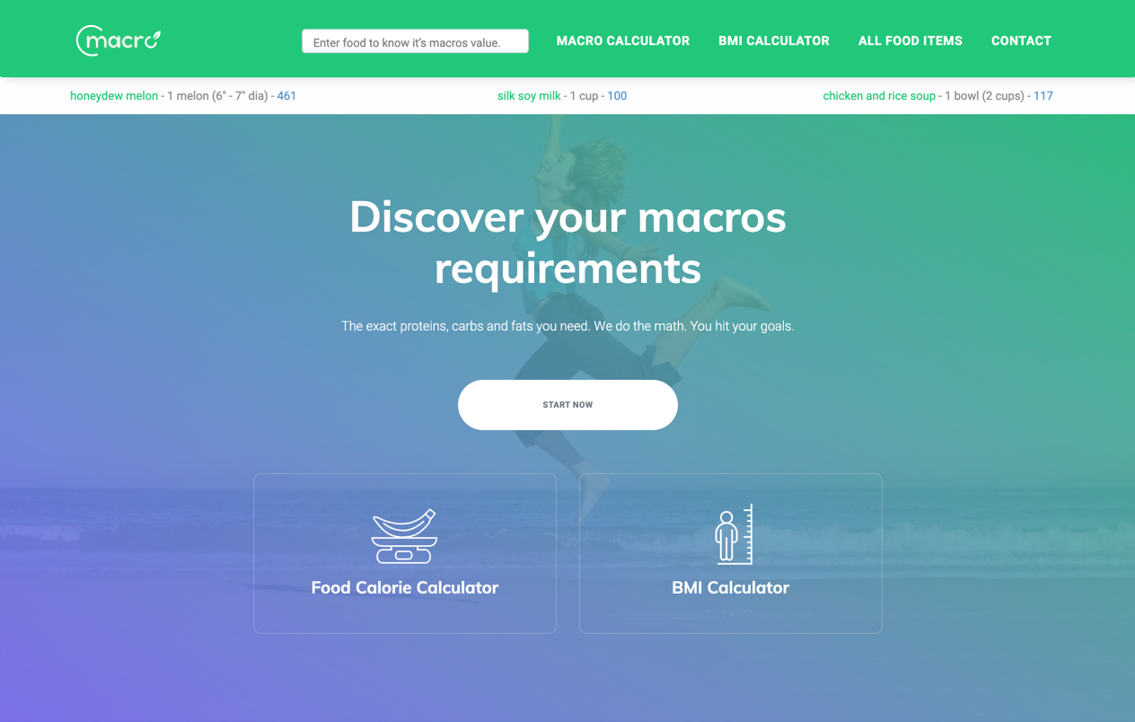 Online Macro Calculator gallery image
