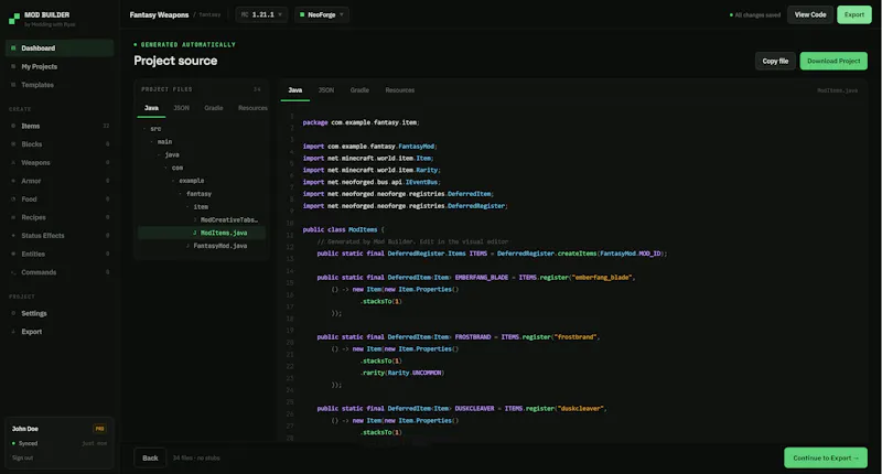 Mod Builder screenshot 4