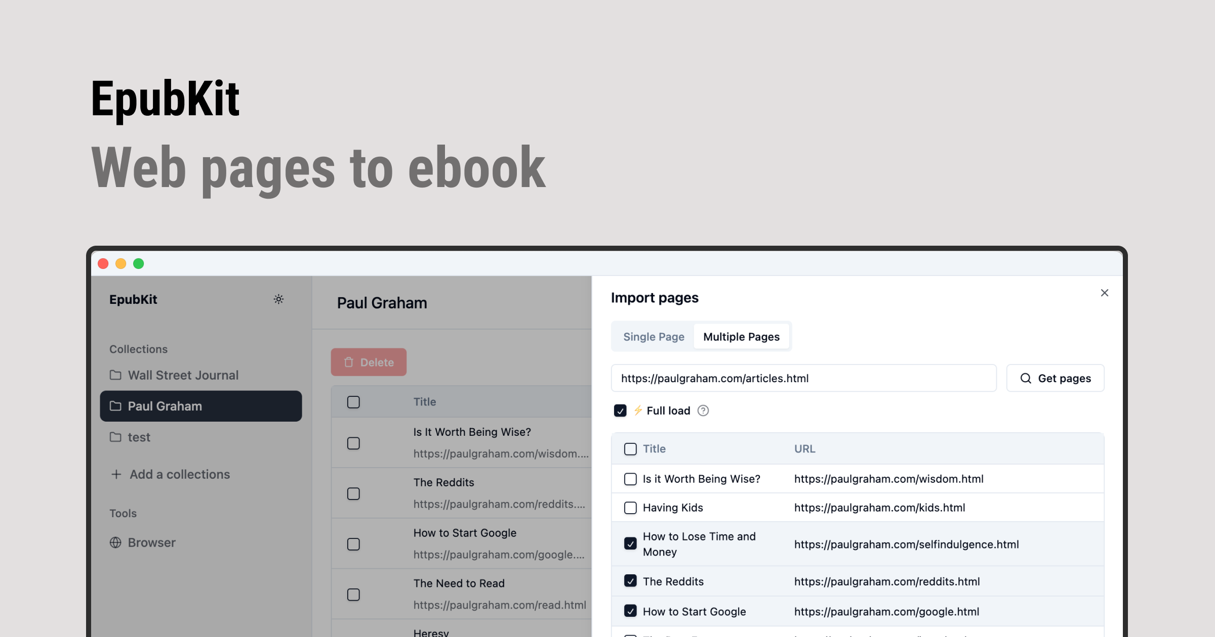 Epubkitis - La mejor herramienta para convertir las páginas web en libros electrónicos media 1