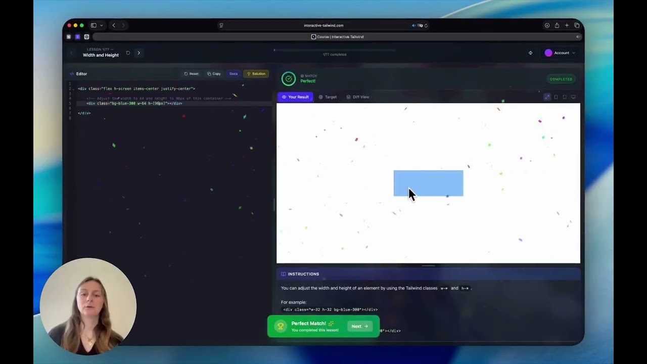 Interactive Tailwind CSS gallery image