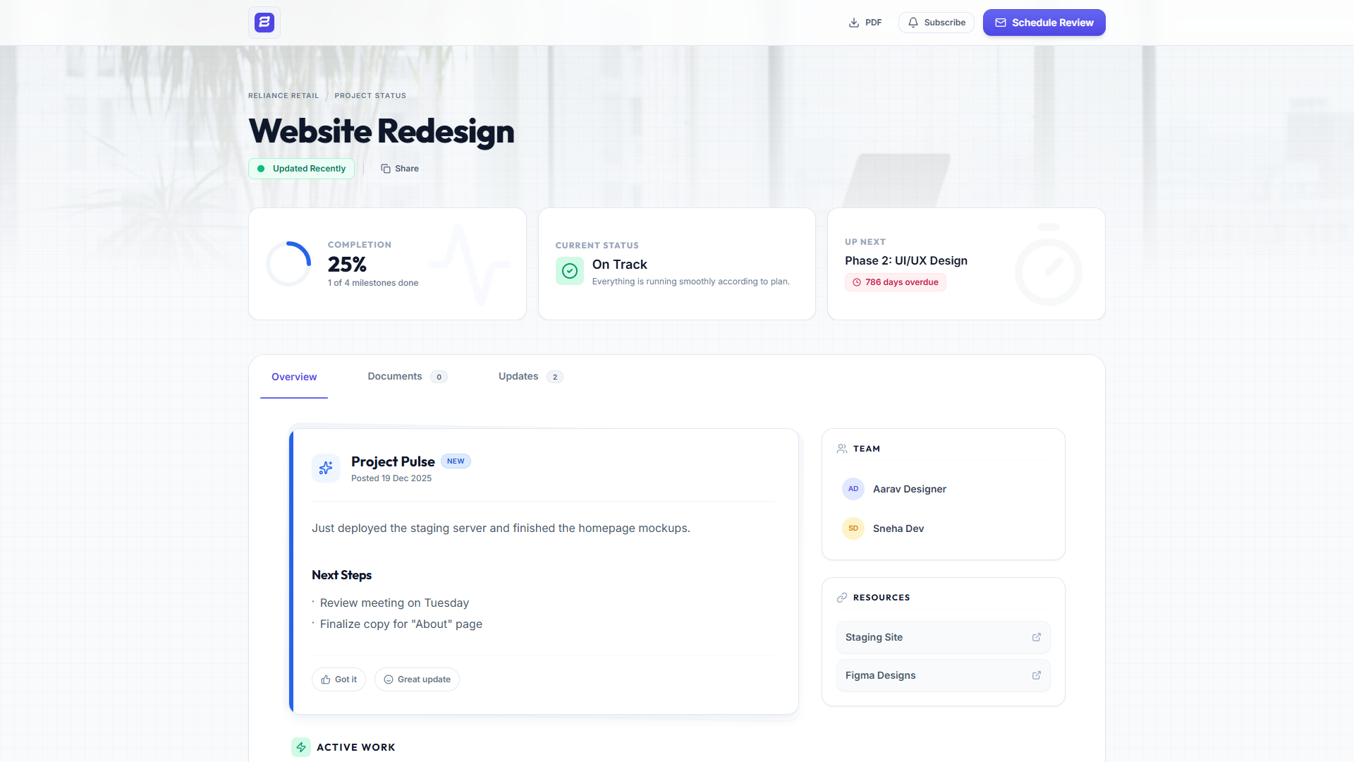 Simple Status gallery image