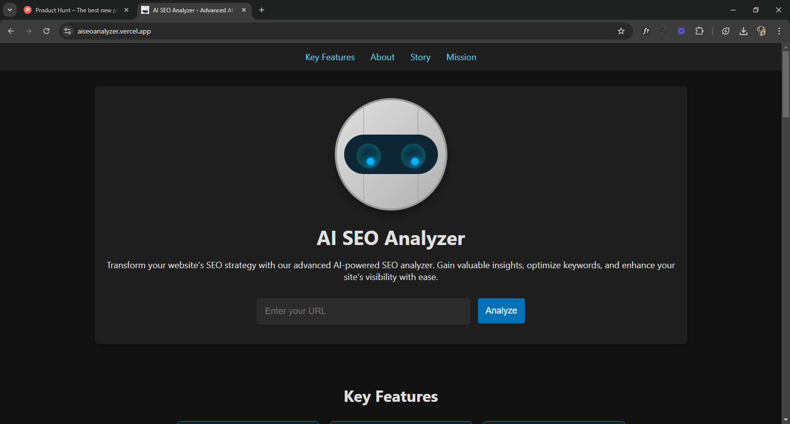 AI SEO Analyzer gallery image