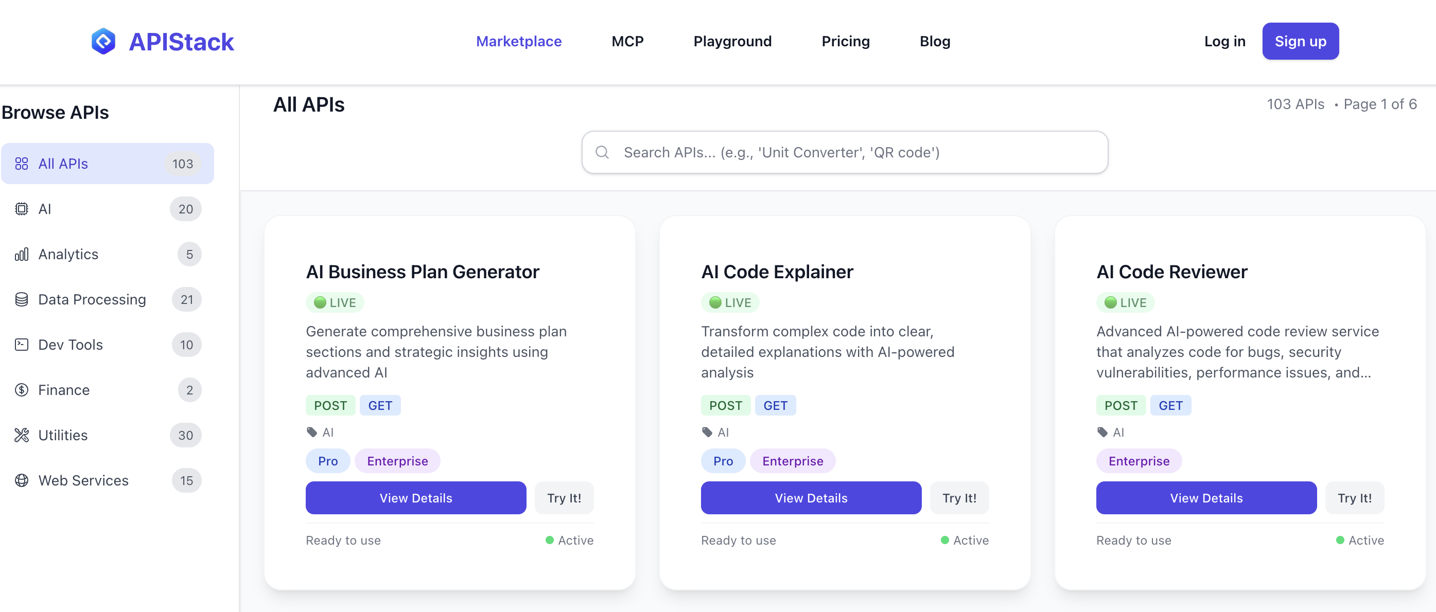 APIStack - The ultimate API marketplace - Screenshot 4 preview