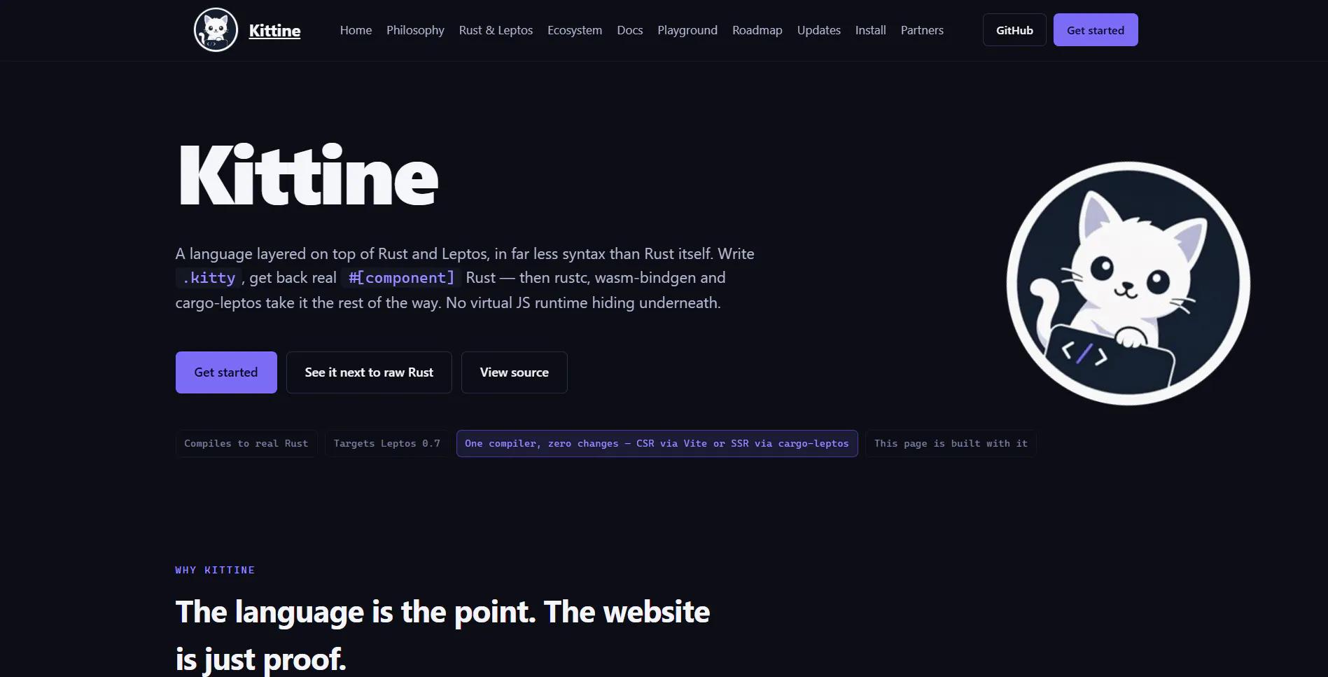 Kittine language gallery image