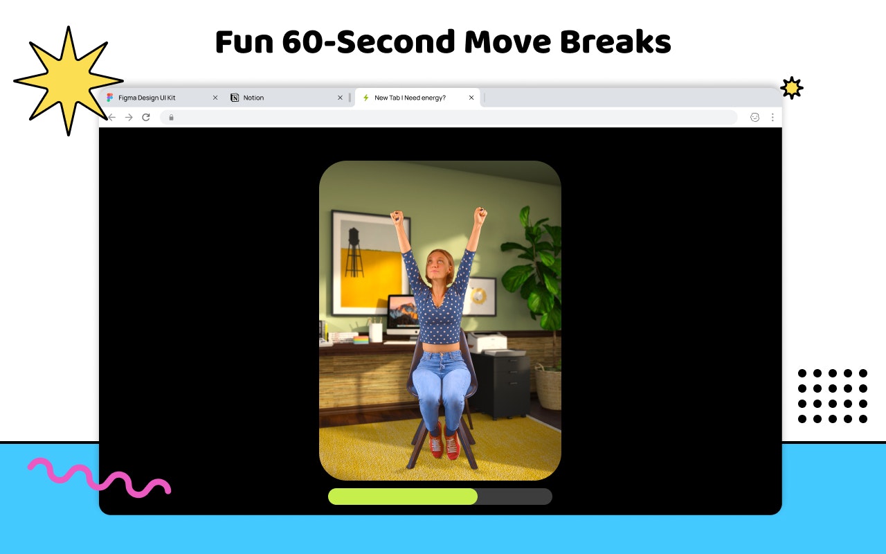 Wakeout Chrome Extension gallery image