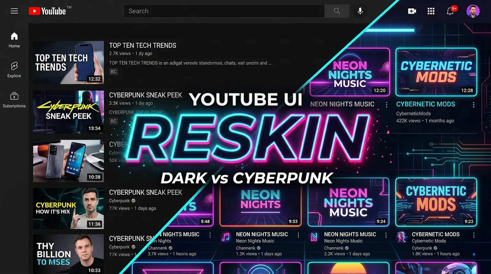 Reskin screenshot 2