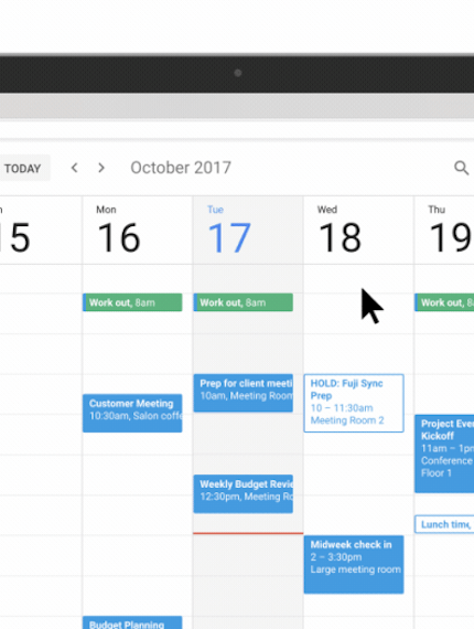 New Google Calendar