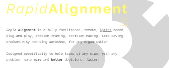Rapid Alignment for Teams ⚡ gallery image