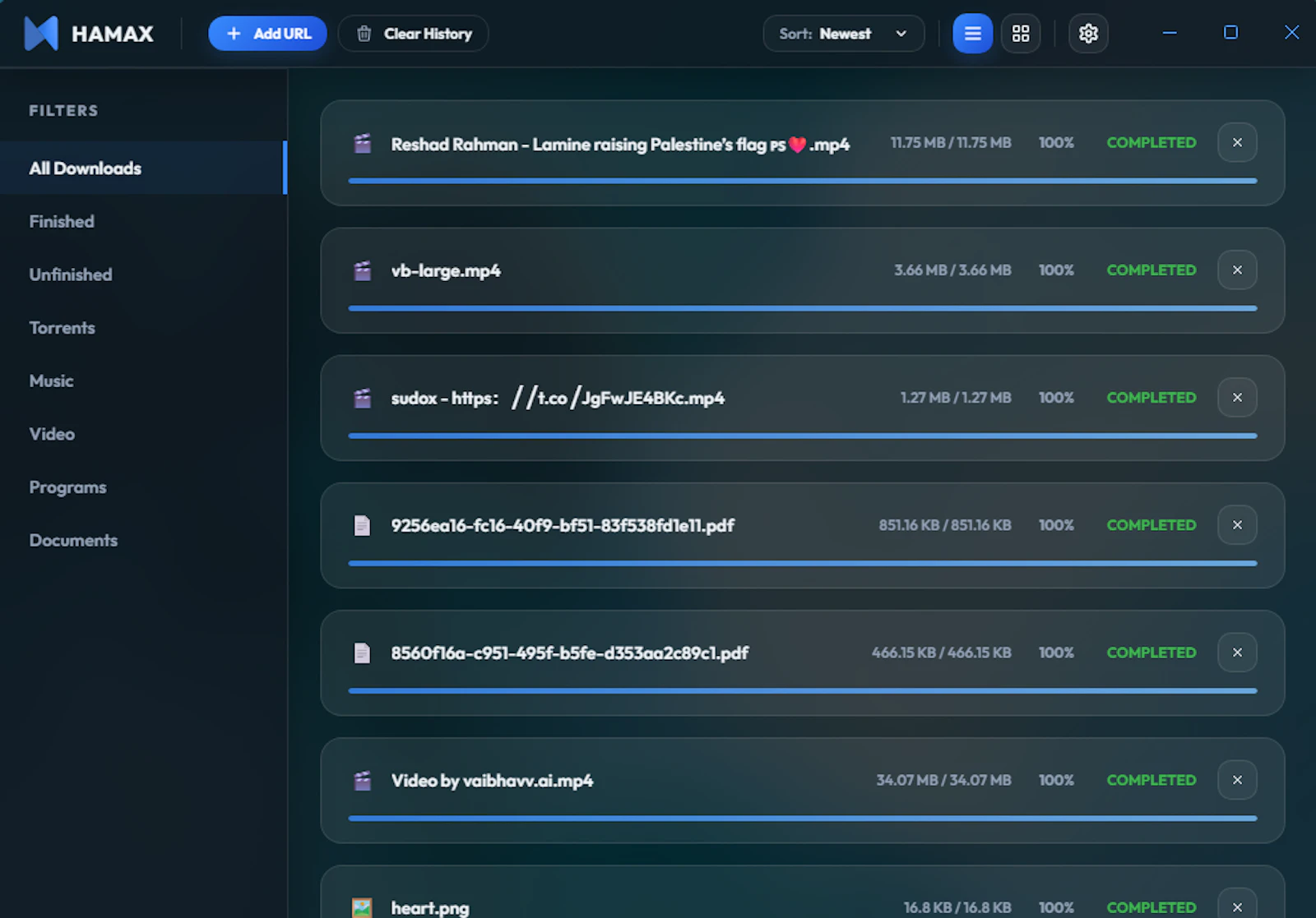 Hamax | Free Downloader for PC screenshot 1