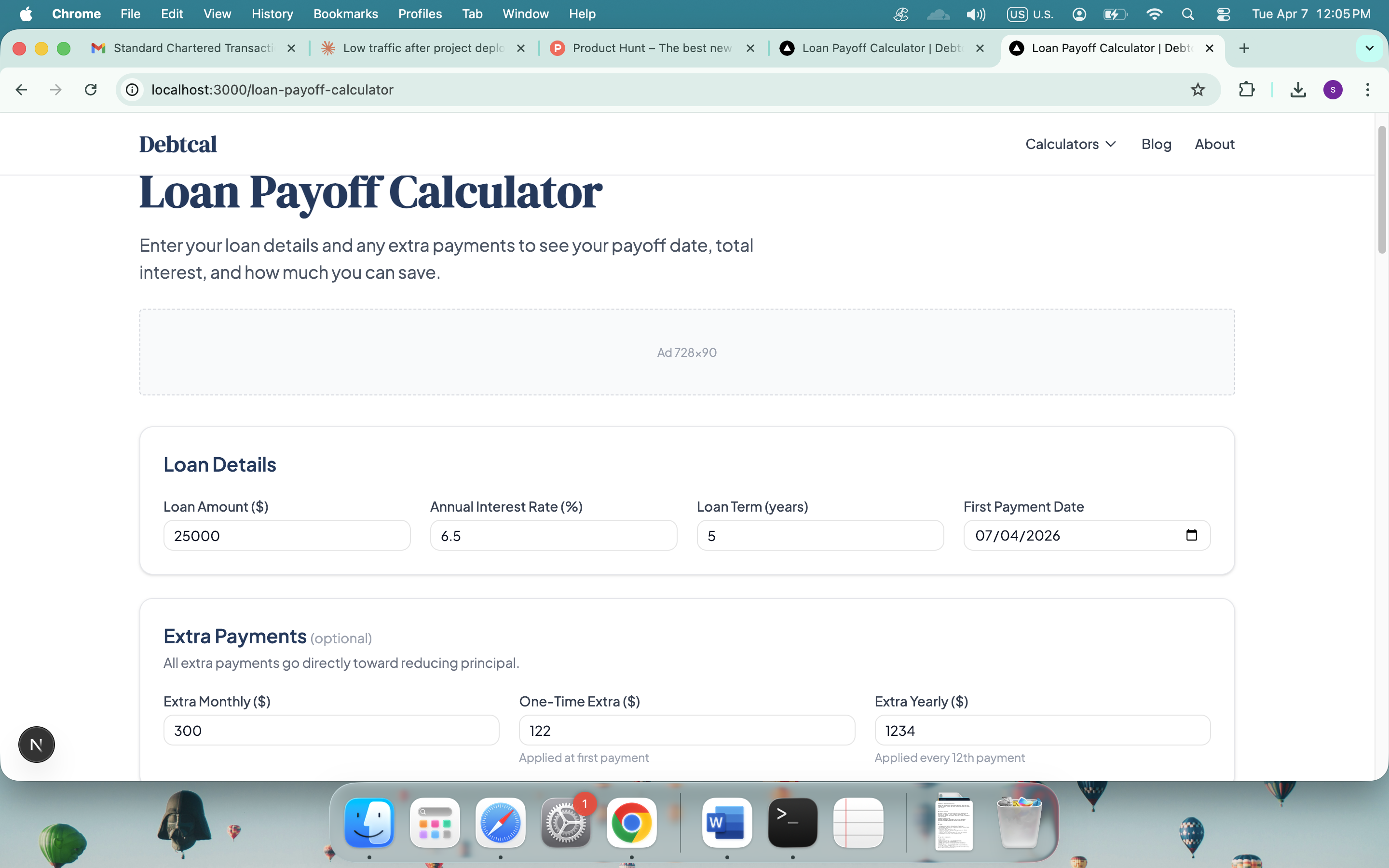 Debtcal gallery image