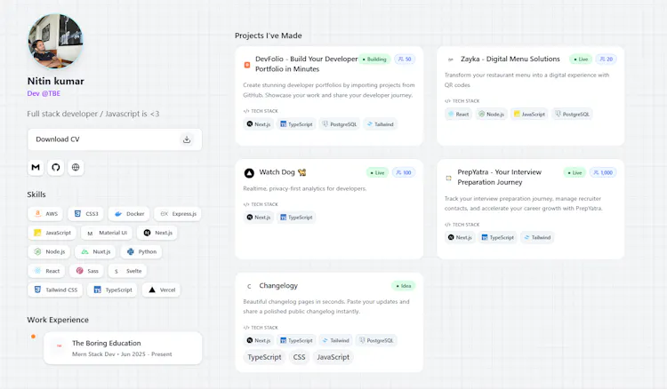 DevFolio