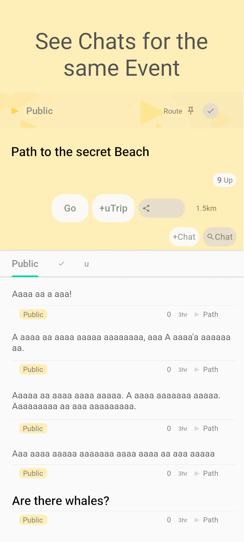 Elm Social Route screenshot 5