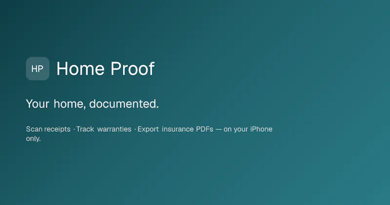 Home Proof screenshot 1