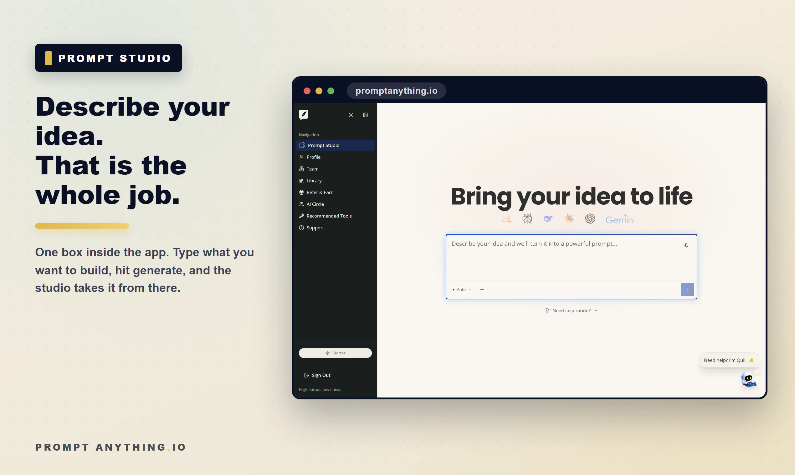 Prompt Anything gallery image