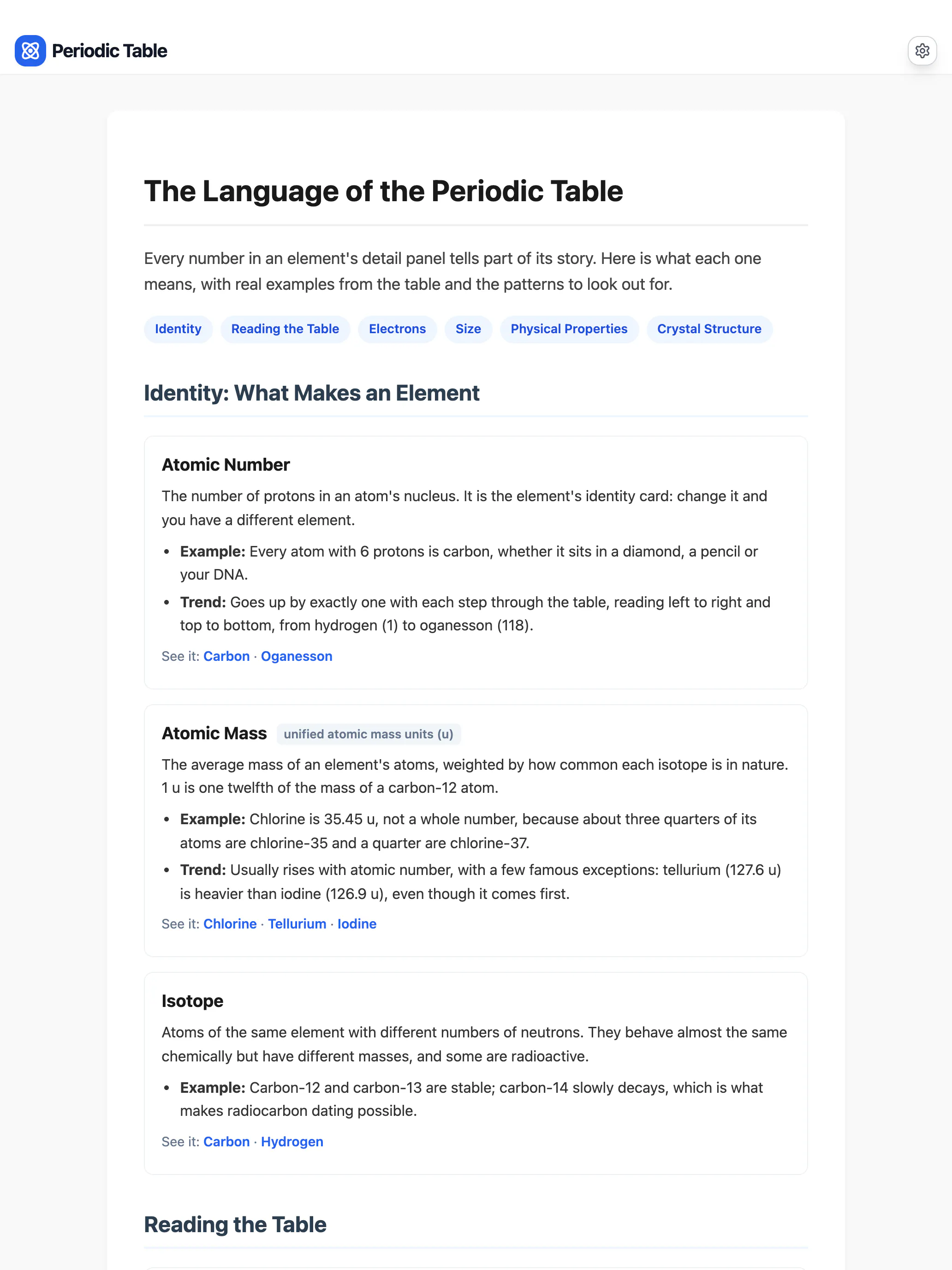 Periodic Table – Interactive 3D gallery image