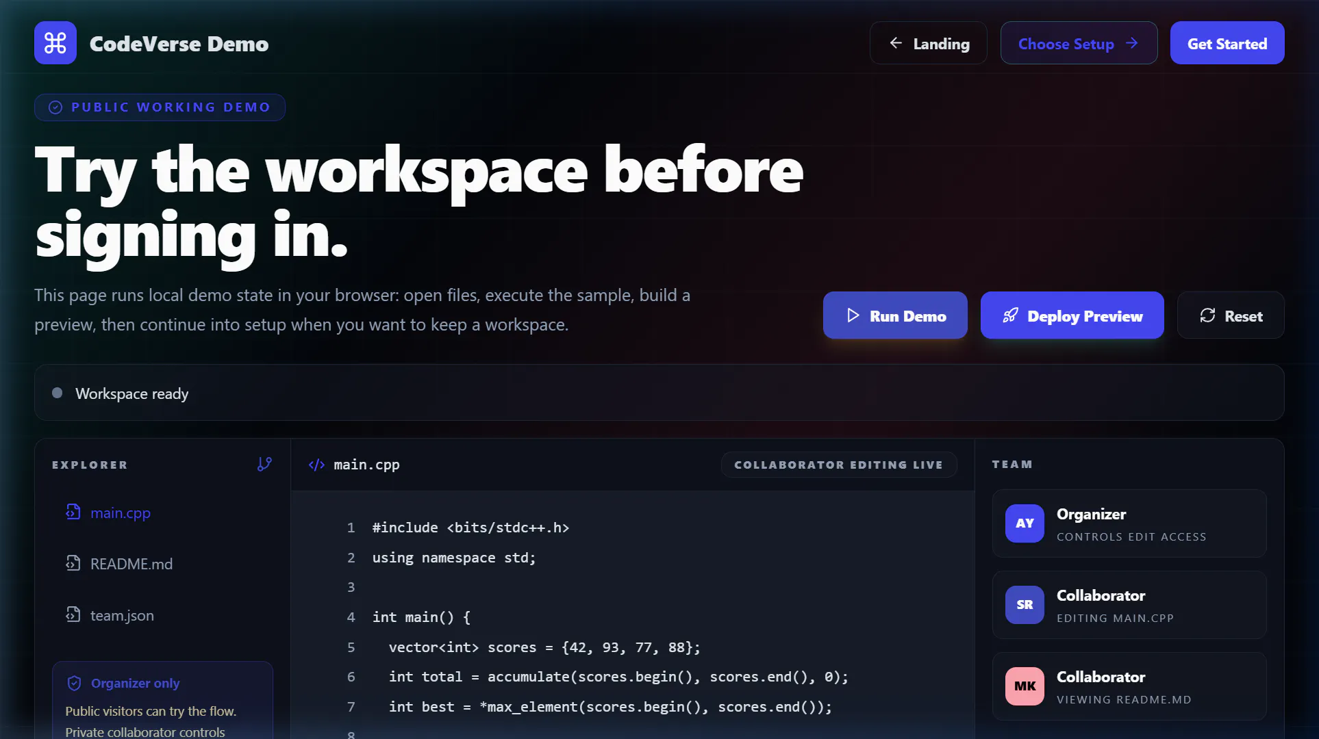 CodeVerse gallery image