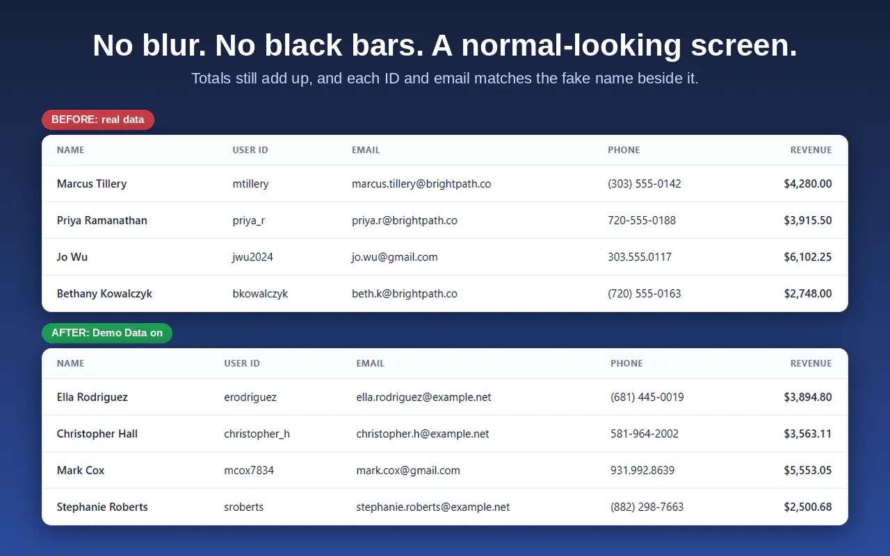 Demo Data gallery image