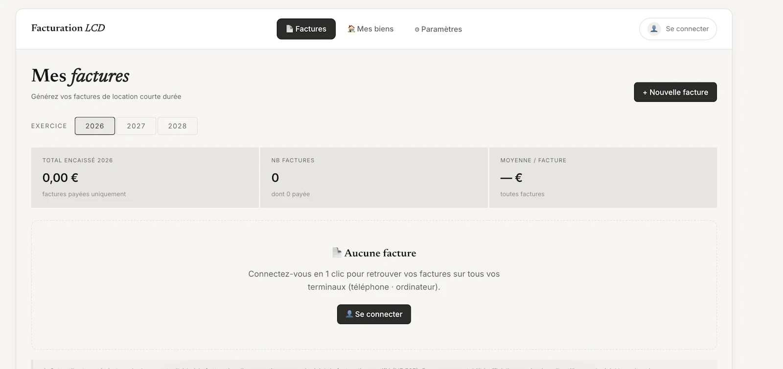 Outil de facturation gratuit screenshot 1