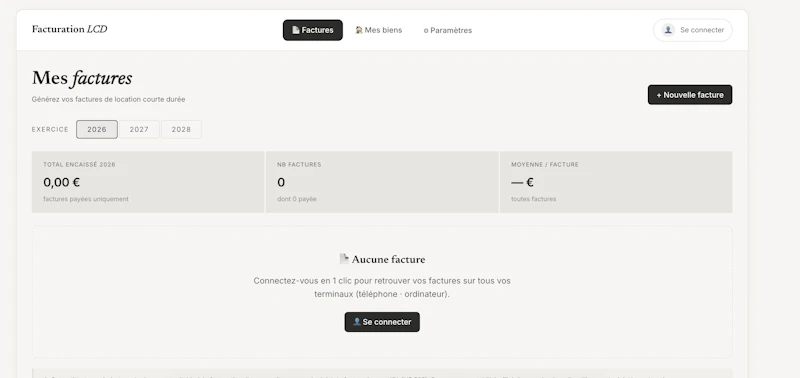 Outil de facturation gratuit screenshot 1