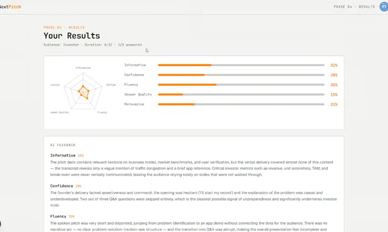 NextPitch AI screenshot 8