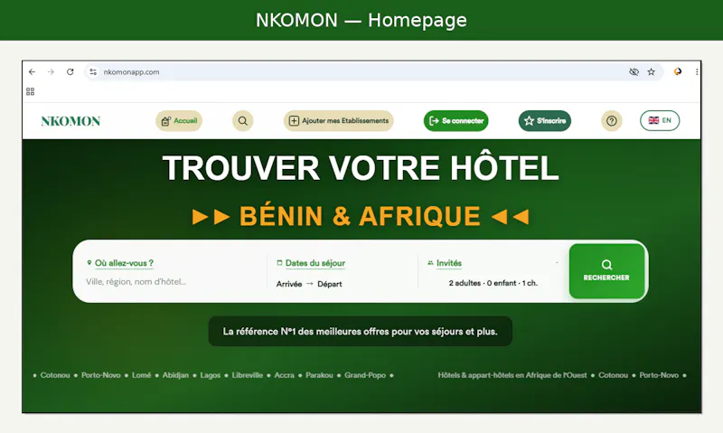 NKOMON screenshot 2